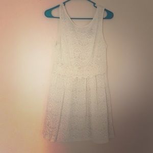 White lace dress